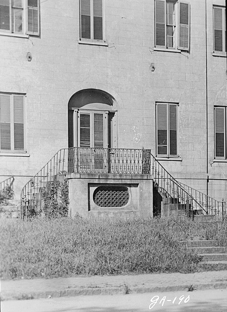 Historic Photo : Baber House, Walnut Street, Macon, Bibb County, GA 2 Photograph