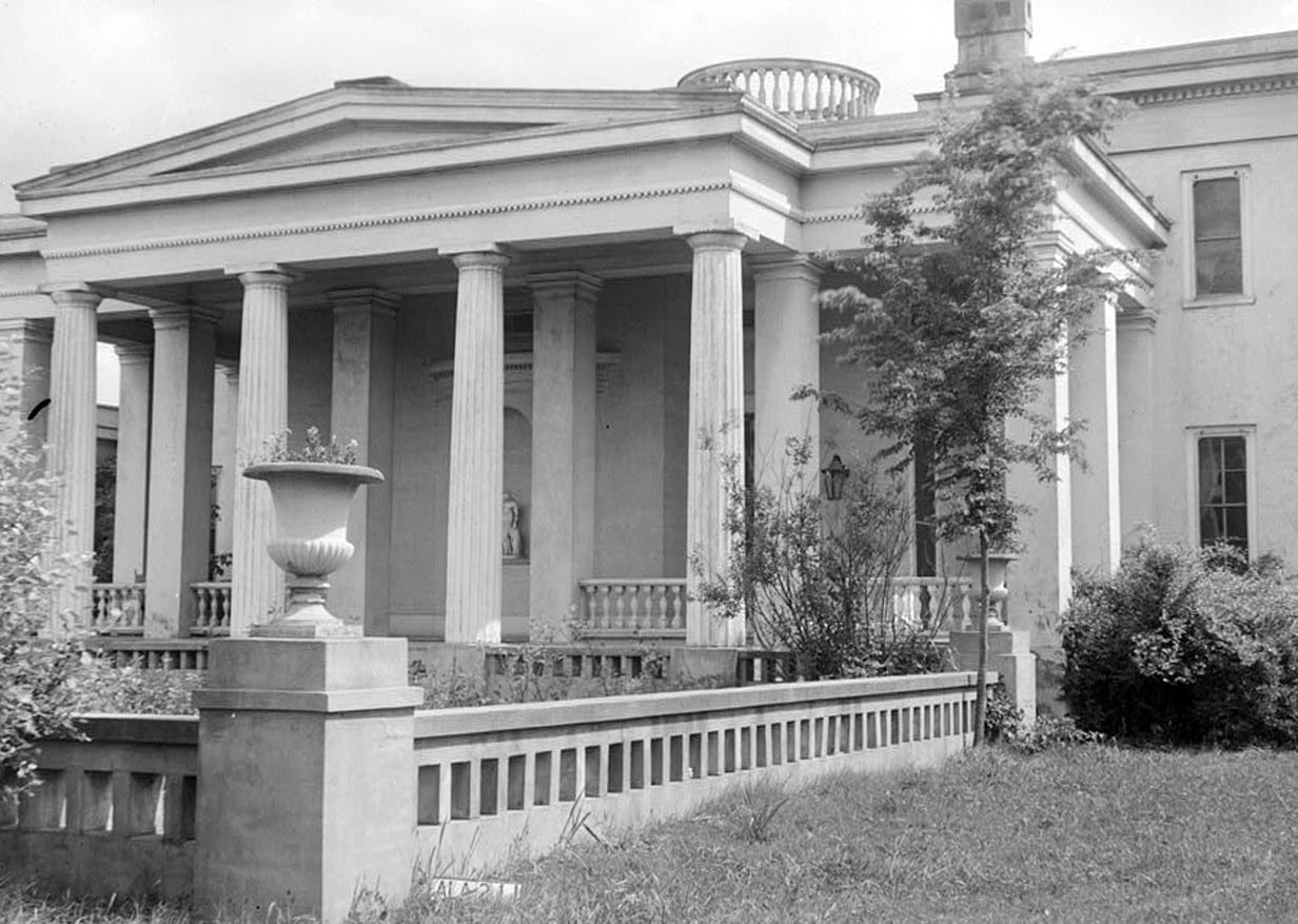 Historic Photo : Gaineswood, 805 South Cedar Street, Demopolis, Marengo County, AL 4 Photograph