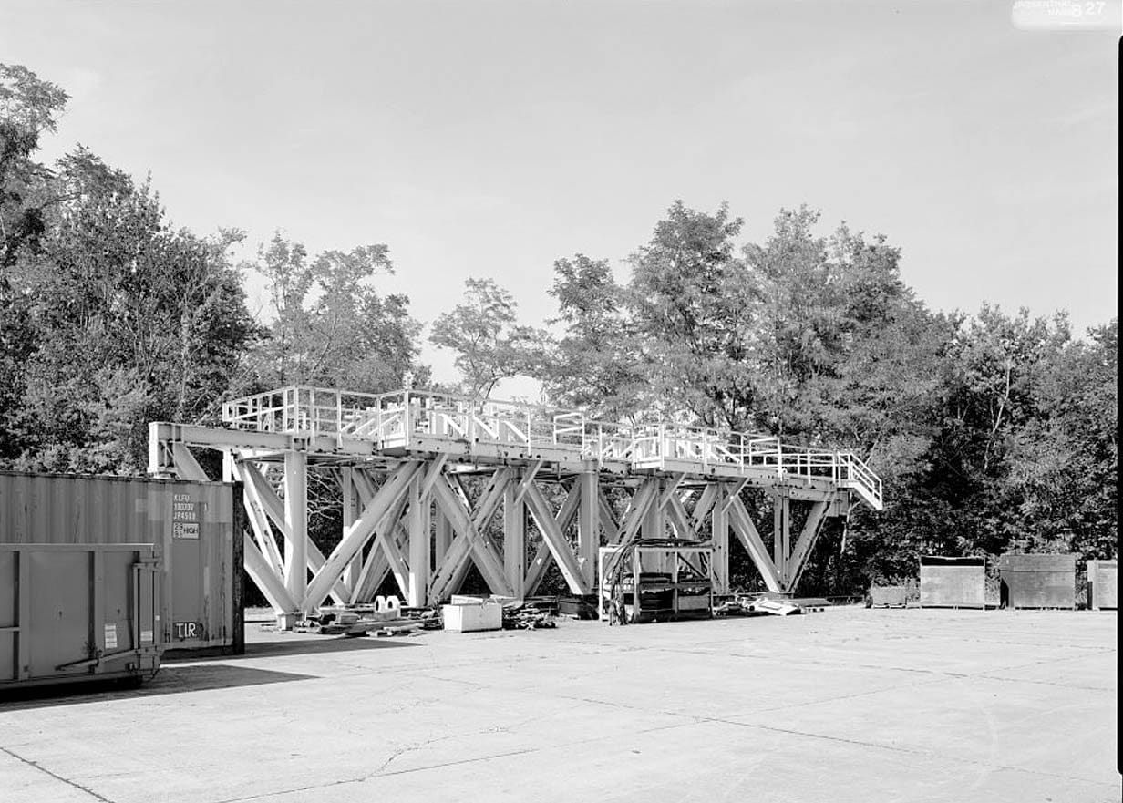 Historic Photo : Marshall Space Flight Center, Saturn V Dynamic Test Facility, East Test Area, Huntsville, Madison County, AL 7 Photograph