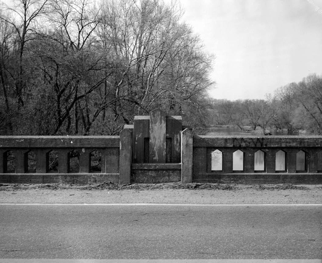 Historic Photo : Thompson's Bridge, Spanning Brandywine River on Delaware State Route 92, Wilmington, New Castle County, DE 18 Photograph