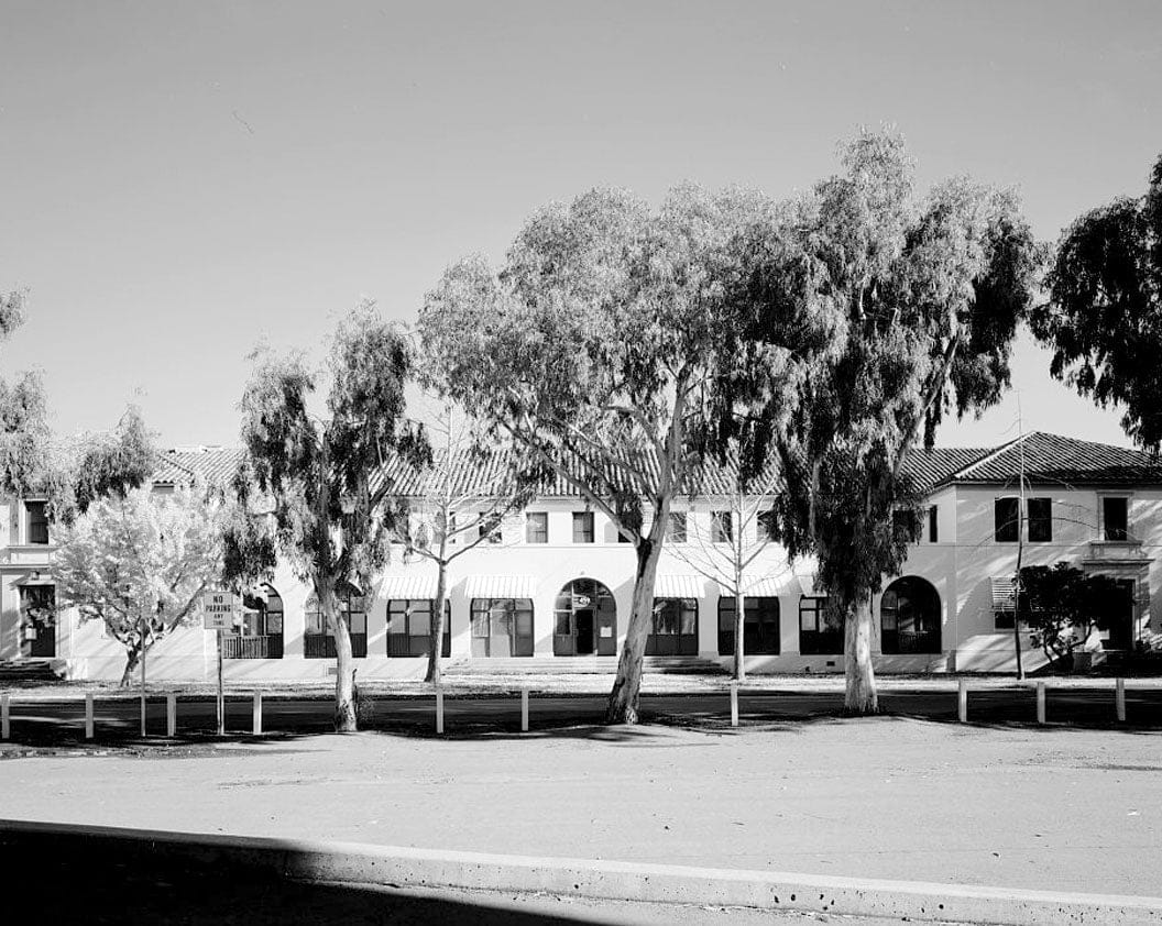 Historic Photo : Mare Island Naval Shipyard, Bachelor Enlisted Quarters & Offices, Walnut Avenue, east side between D Street & C Street, Vallejo, Solano County, CA 2 Photograph