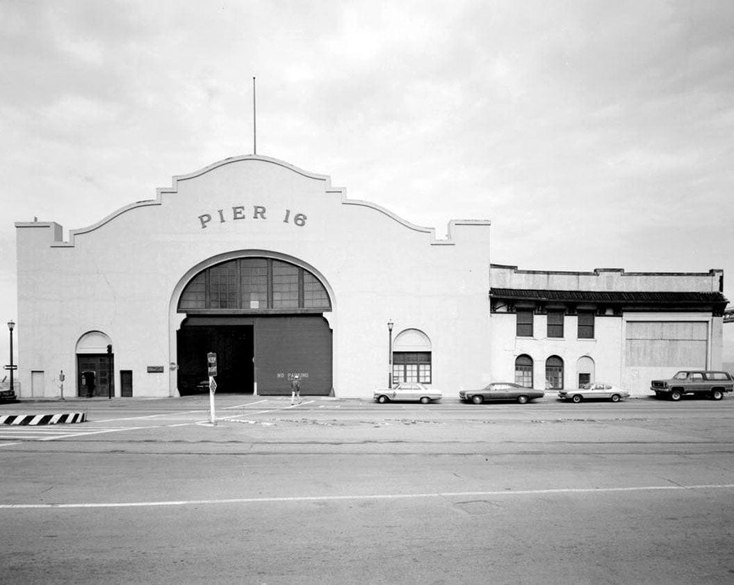 Historic Photo : Pier 16 & Bulkhead Building, Howard Street, San Francisco, San Francisco County, CA 2 Photograph
