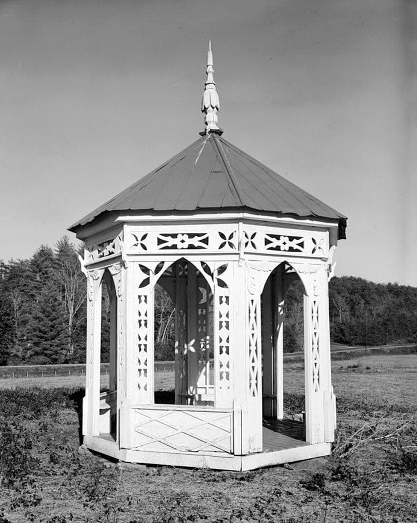 Historic Photo : Nichols-Hardman House, Gazebo, Georgia Highway 17 & Georgia Highway 75, Nacoochee, White County, GA 1 Photograph
