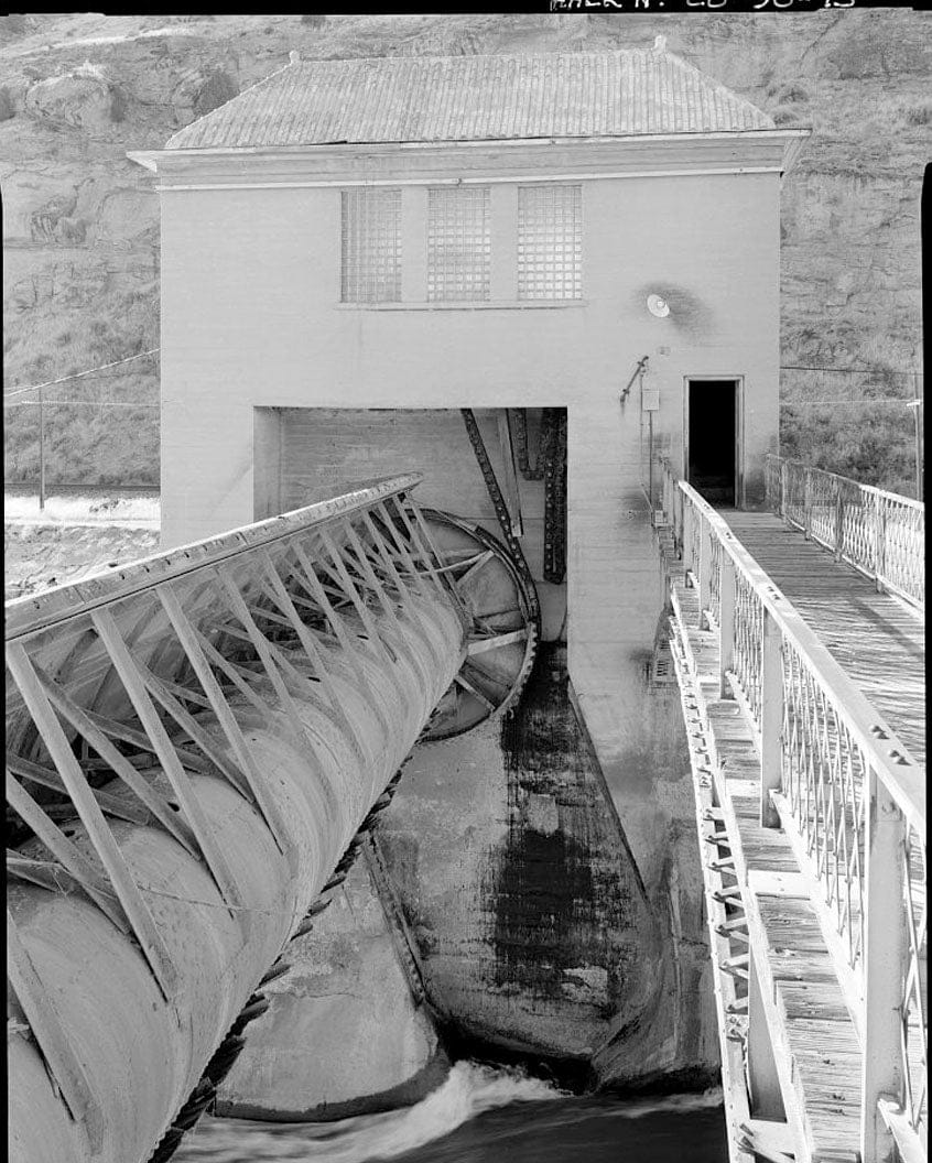 Historic Photo : Grand Valley Diversion Dam, Half a mile north of intersection of I-70 & Colorado State Route 65, Cameo, Mesa County, CO 10 Photograph