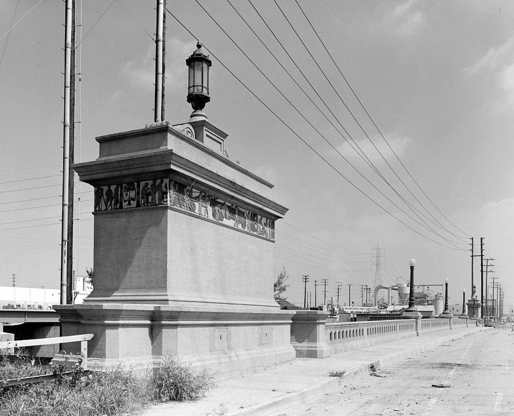 Historic Photo : Washington Boulevard Bridge, Los Angeles, Los Angeles County, CA 1 Photograph