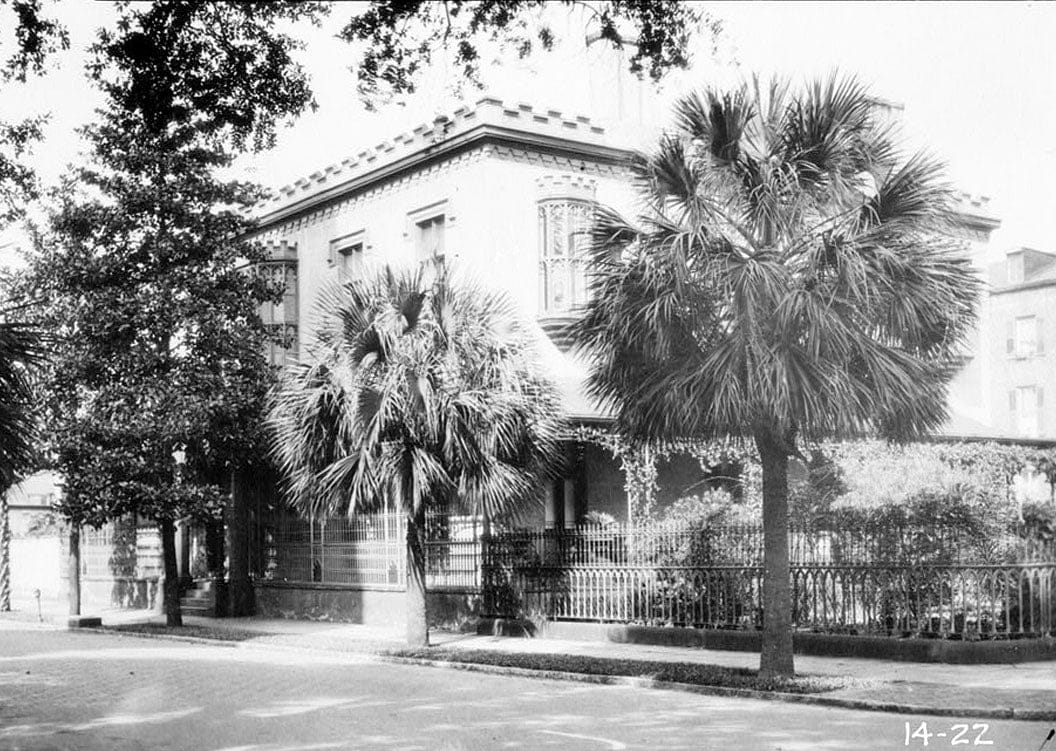Historic Photo : Green-Meldrim House, 327 Bull Street, Savannah, Chatham County, GA 1 Photograph