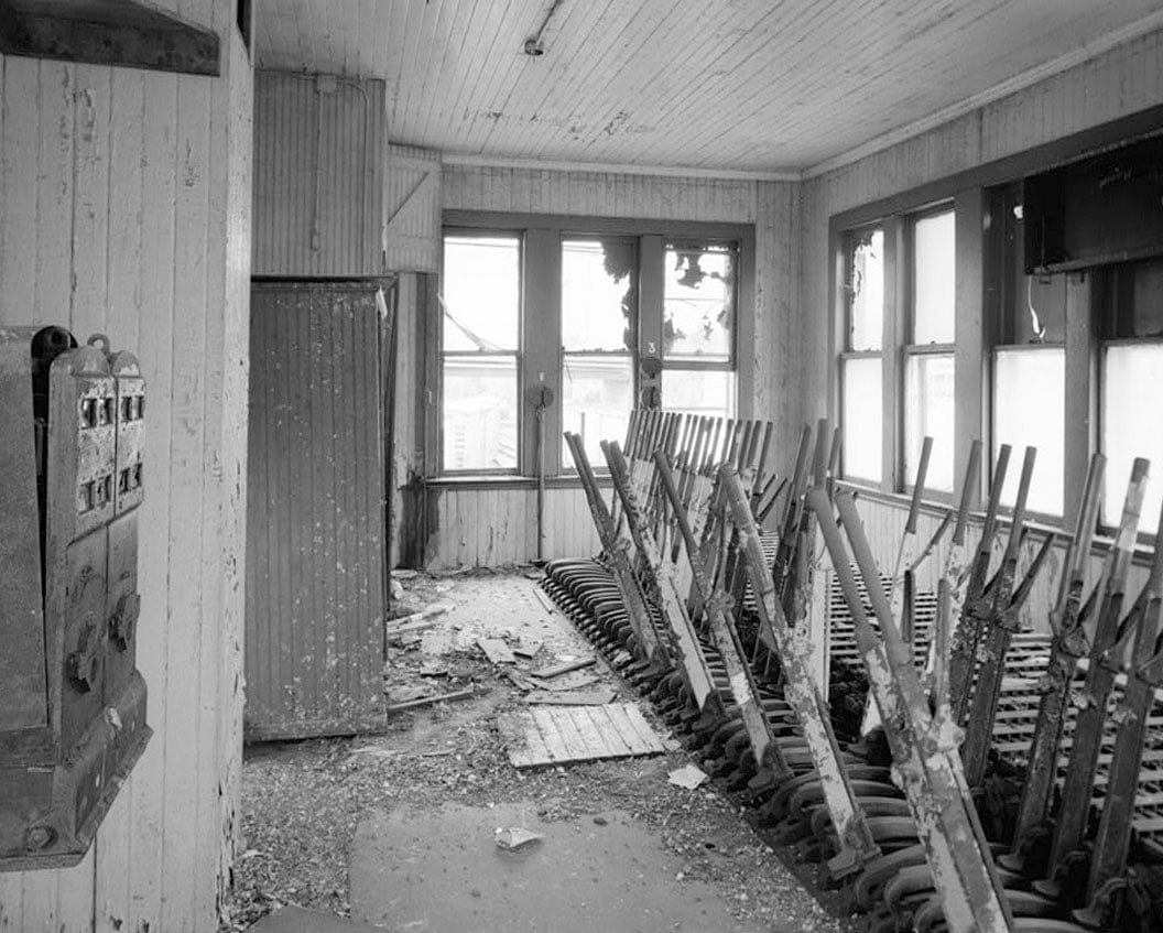 Historic Photo : Old Saybrook Railroad Station, Interlocking Tower, 455 Boston Post Road, Old Saybrook, Middlesex County, CT 1 Photograph