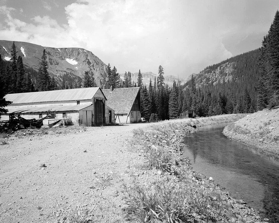 Historic Photo : Grand Ditch, Ditch Camp No. 3, Grand Lake, Grand County, CO 1 Photograph
