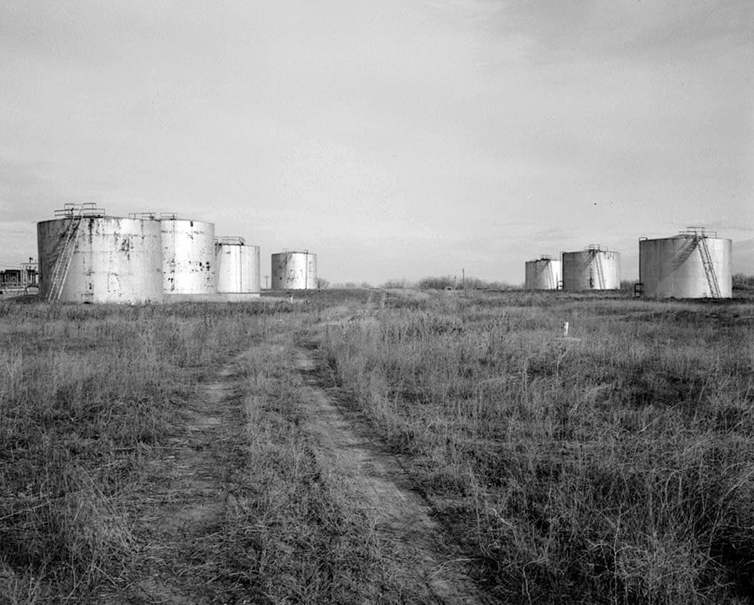 Historic Photo : Rocky Mountain Arsenal, Storage Tank, December Seventh Avenue & D Street, Commerce City, Adams County, CO 2 Photograph