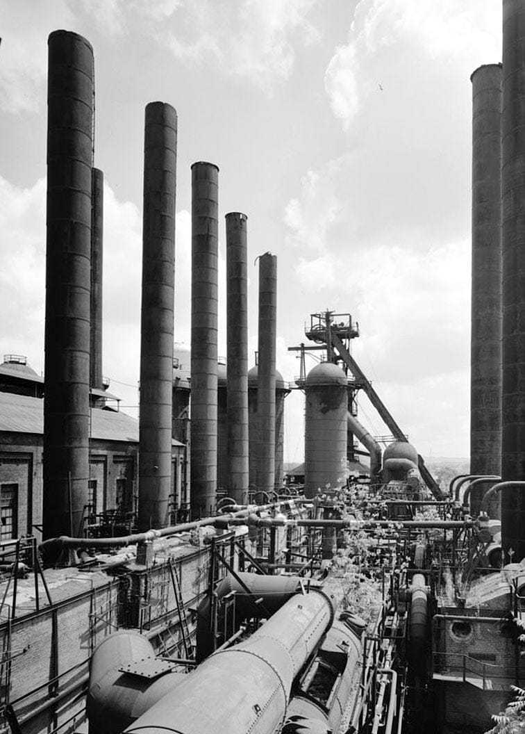 Historic Photo : Sloss-Sheffield Steel & Iron, First Avenue North Viaduct at Thirty-second Street, Birmingham, Jefferson County, AL 34 Photograph