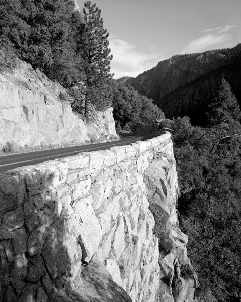 Historic Photo : Big Oak Flat Road, Between Big Oak Flat Entrance & Merced River, Yosemite Village, Mariposa County, CA 9 Photograph