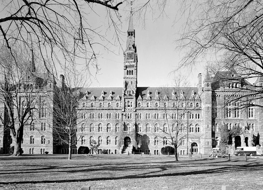 Historic Photo : Georgetown University, Healy Building, Thirty-seventh & O Streets, Northwest, Washington, District of Columbia, DC 8 Photograph