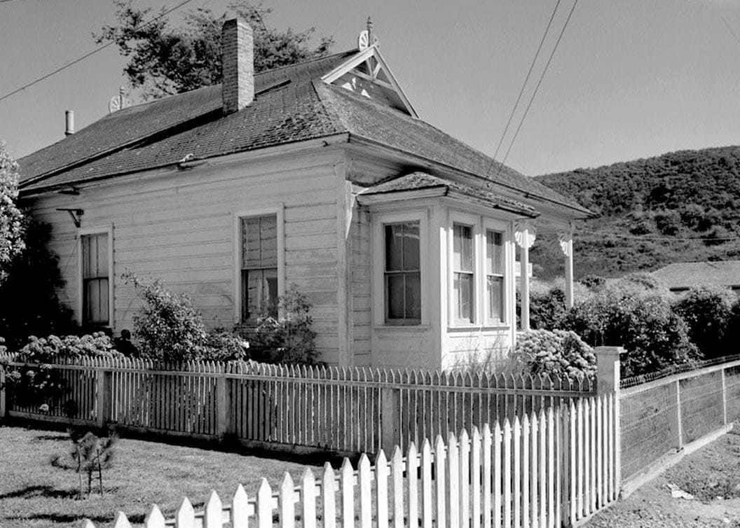Historic Photo : Woodhams House, 112 San Gregorio Street, Pescadero, San Mateo County, CA 2 Photograph
