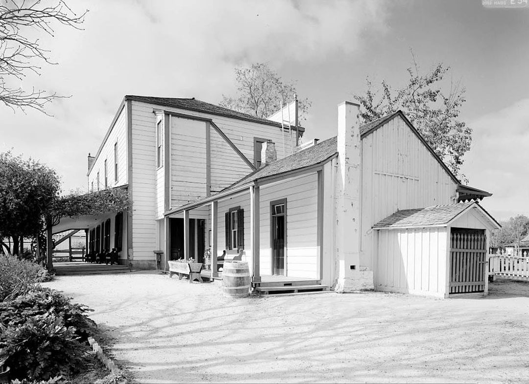 Historic Photo : Zanetta House, San Juan Bautista State Historical Park, San Juan Bautista, San Benito County, CA 3 Photograph