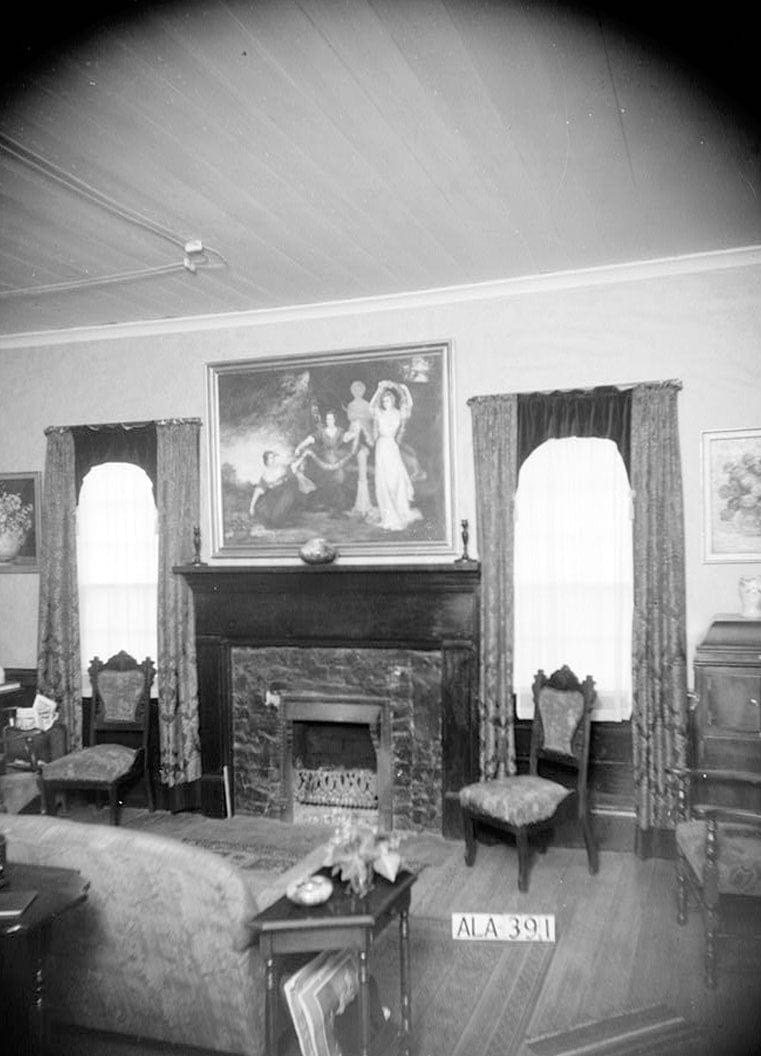 Historic Photo : James Greer Bankhead House, U.S. Route 278, Sulligent, Lamar County, AL 2 Photograph