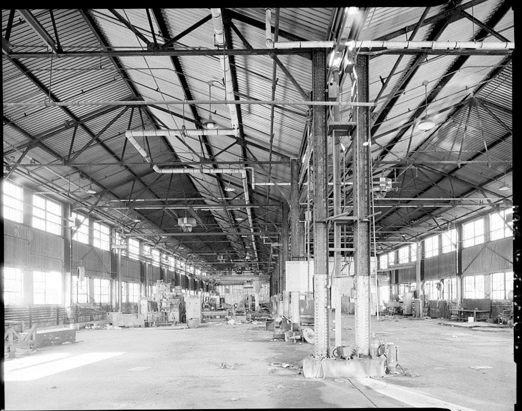 Historic Photo : New Haven Rail Yard, Work Equipment Shop, Vicinity of Cedar & Lamberton Streets , New Haven, New Haven County, CT 1 Photograph