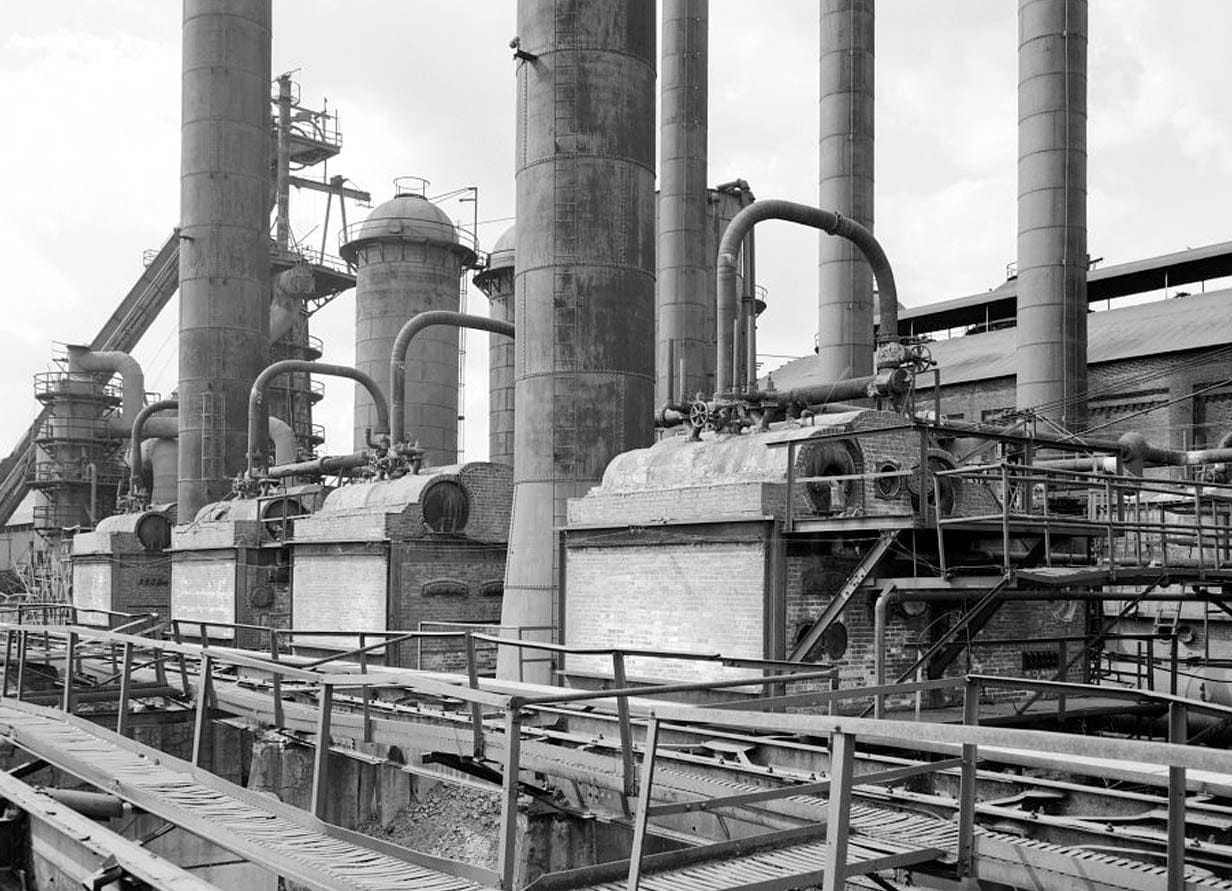 Historic Photo : Sloss-Sheffield Steel & Iron, First Avenue North Viaduct at Thirty-second Street, Birmingham, Jefferson County, AL 15 Photograph