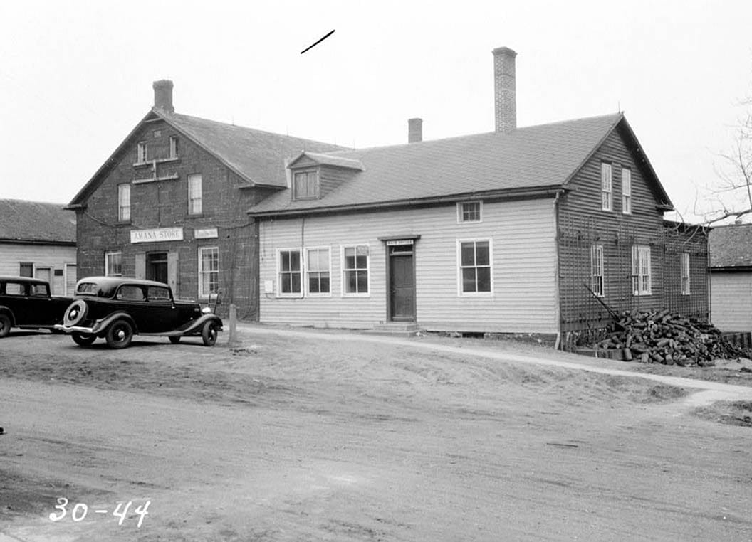Historic Photo : Amana Colonies General Store & Offices, State Route 220, Amana, Iowa County, IA 1 Photograph