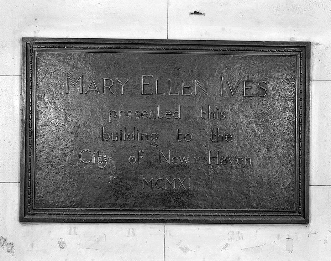 Historic Photo : Ives Memorial Library, 133 Elm Street, New Haven, New Haven County, CT 1 Photograph
