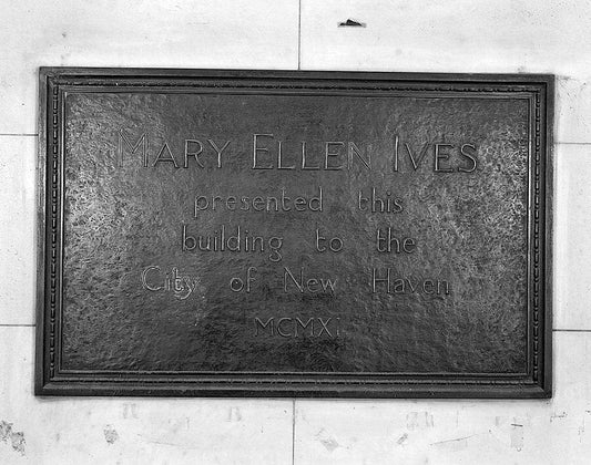 Historic Photo : Ives Memorial Library, 133 Elm Street, New Haven, New Haven County, CT 1 Photograph