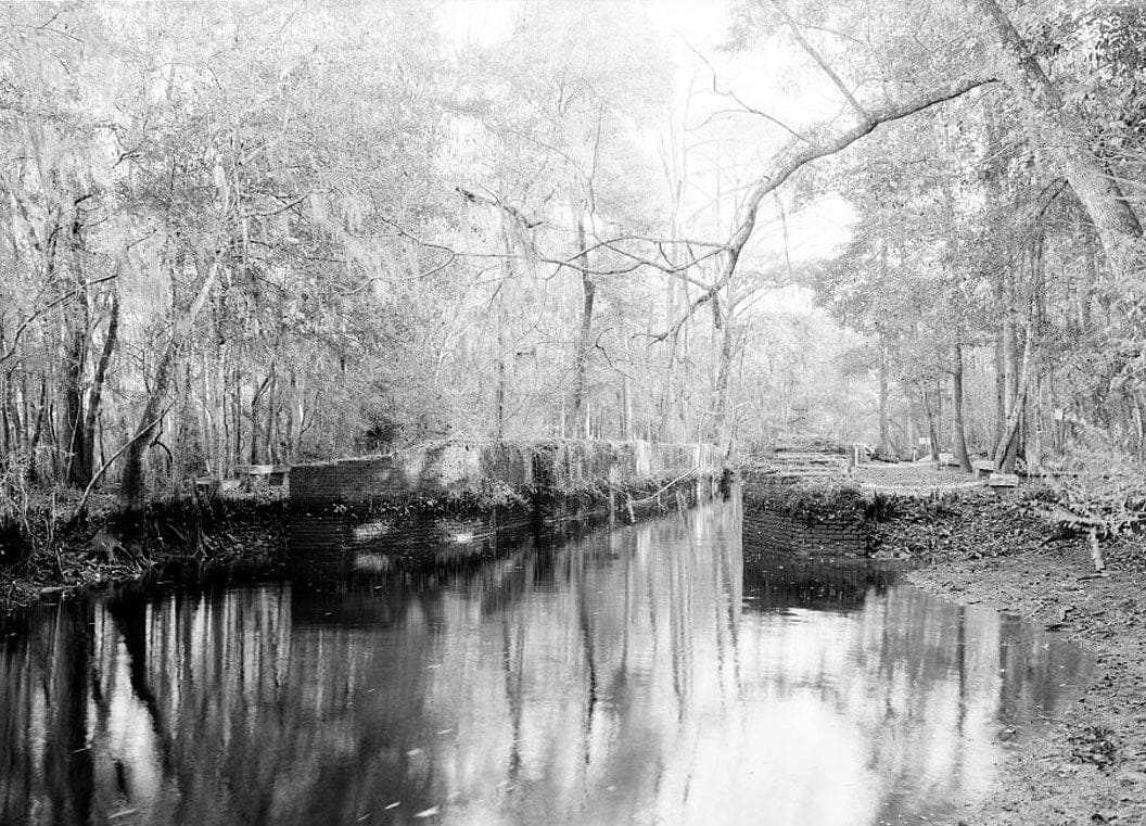 Historic Photo : Savannah & Ogeechee Barge Canal, Between Ogeechee & Savannah Rivers, Savannah, Chatham County, GA 4 Photograph