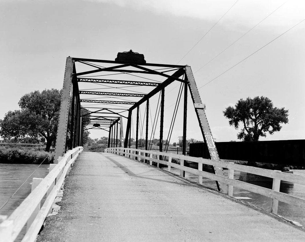Historic Photo : Nepesta Bridge, Spanning Arkansas River on County Road 613, Boone, Pueblo County, CO 1 Photograph