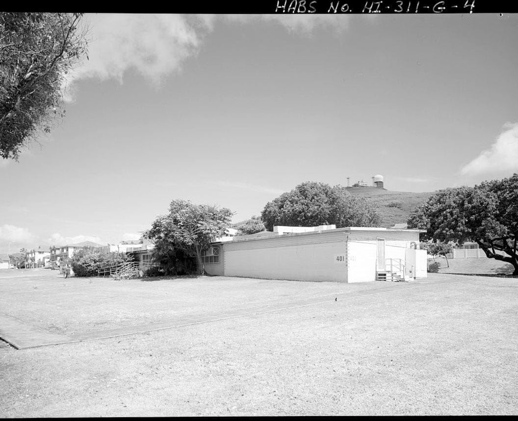 U.S. Marine Corps Base Hawaii, Kaneohe Bay, C.P.O. Club & Married Enlisted Men's Quarters, O'Neal Street between Moffat & Lawrence Roads, Kaneohe, Honolulu County, HI 5