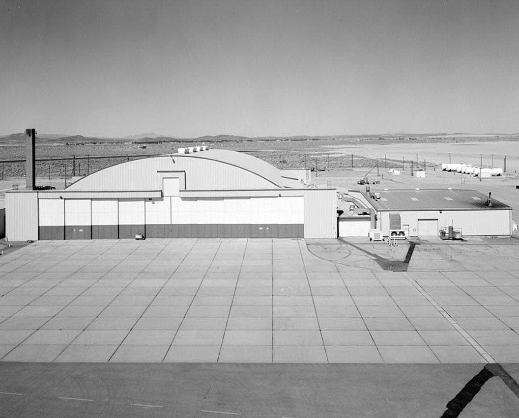 Historic Photo : Edwards Air Force Base, North Base, Hangar, End of North Base Road, Boron, Kern County, CA 2 Photograph