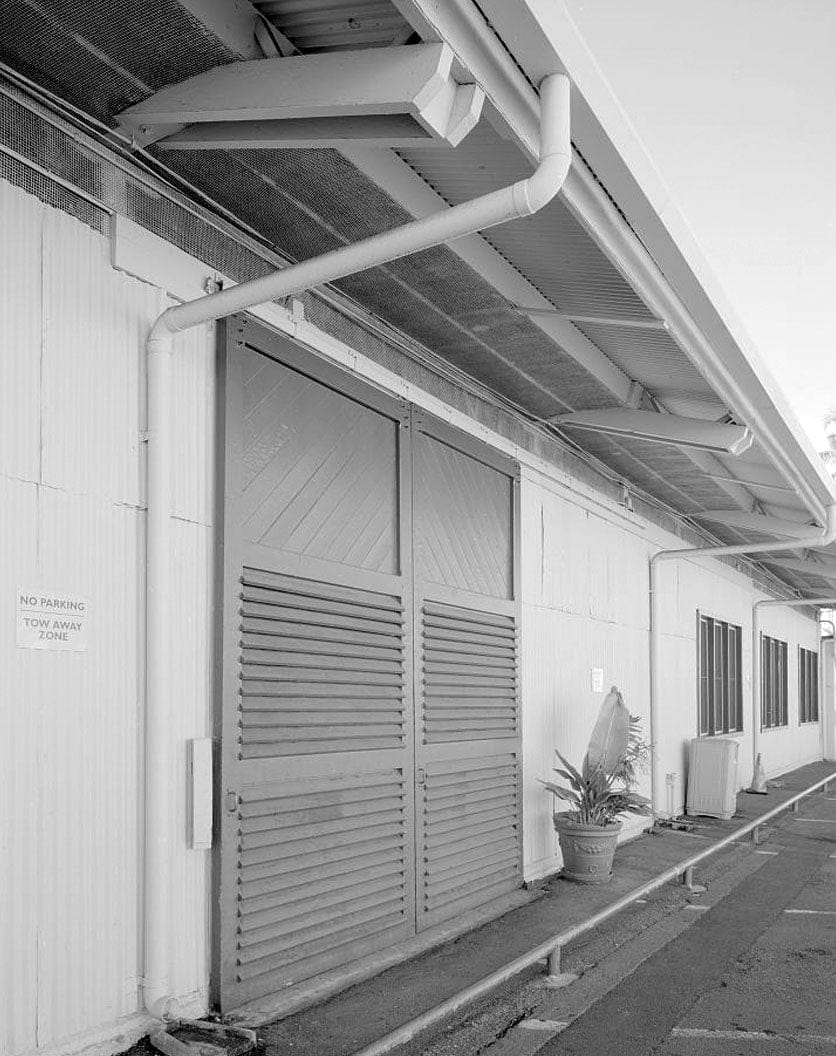 Historic Photo : U.S. Naval Base, Pearl Harbor, Gymnasium Building, North Waterfront & Pierce Street near Berth S-13, Pearl City, Honolulu County, HI 6 Photograph