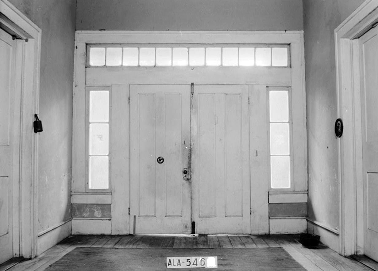 Historic Photo : Seale-Mosley House, County Road 40 (moved from original location), Peachburg, Bullock County, AL 4 Photograph