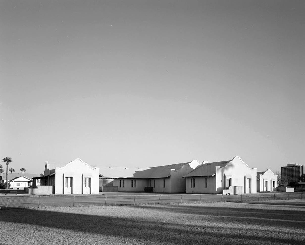 Historic Photo : Phoenix Indian School, Hospital, Northeast Corner of Central Avenue & Indian School Road, Phoenix, Maricopa County, AZ 2 Photograph