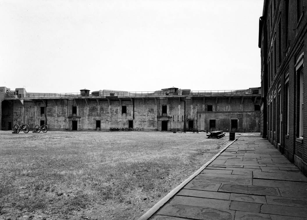 Historic Photo : Fort Delaware, Pea Patch Island, Delaware City, New Castle County, DE 18 Photograph