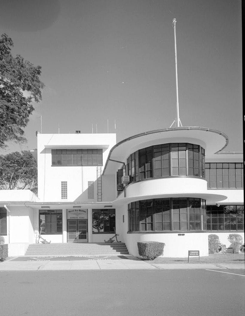 Historic Photo : Naval Air Station Barbers Point, Administrative Office Building, Lexington Avenue north of Midway Street, Ewa, Honolulu County, HI 1 Photograph