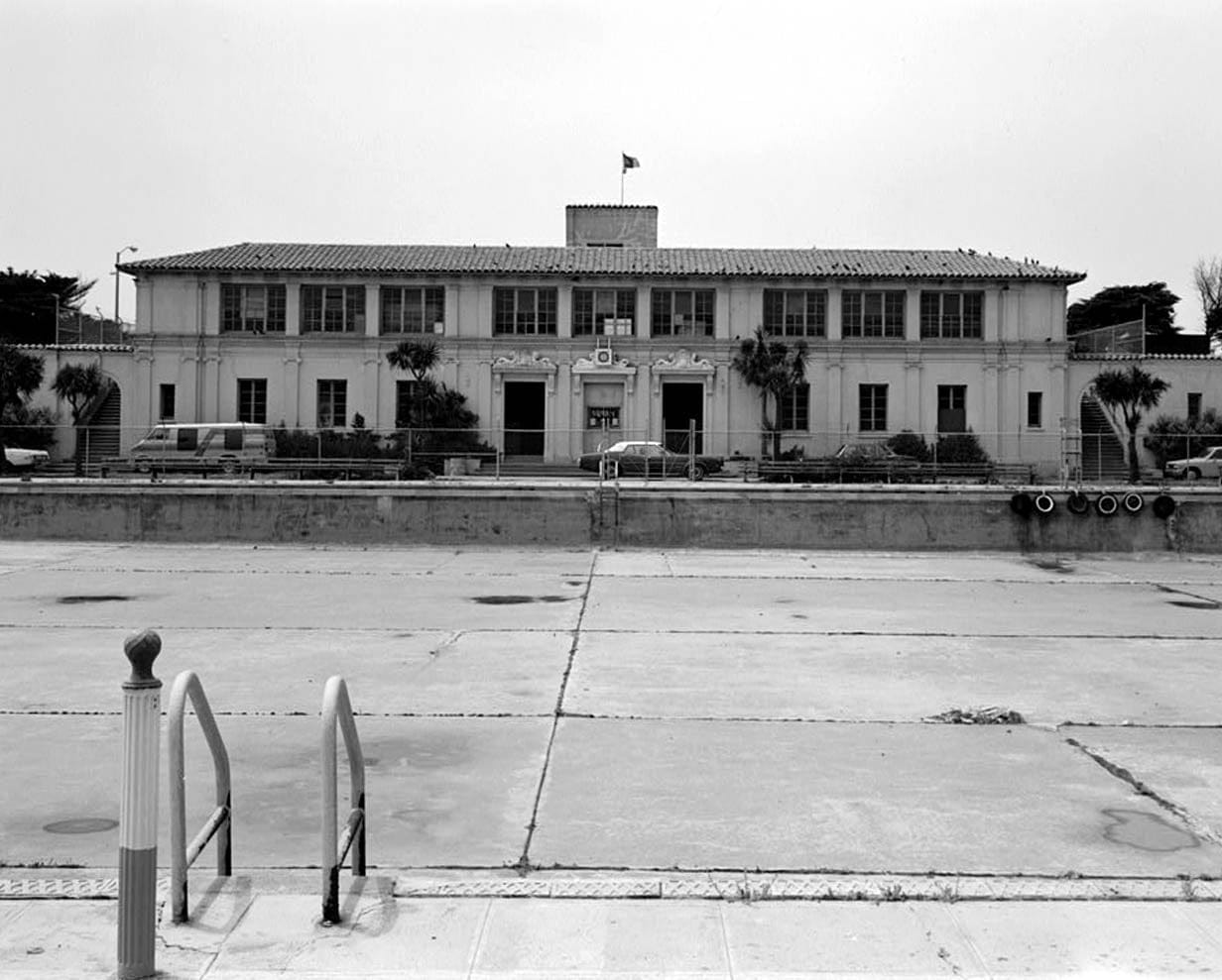 Historic Photo : Fleischhacker Pool & Bath House, Sloat Boulevard & Great Highway, San Francisco, San Francisco County, CA 7 Photograph