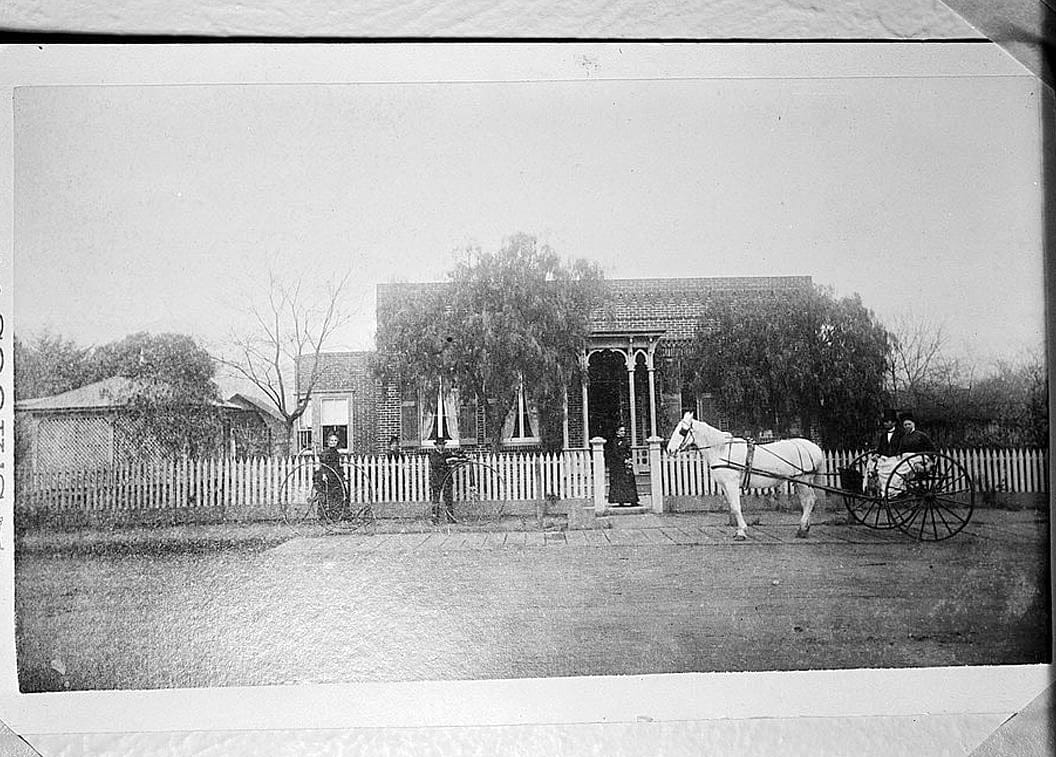 Historic Photo : Knox Brick House, 914 Anacape Street, Santa Barbara, Santa Barbara County, CA 2 Photograph
