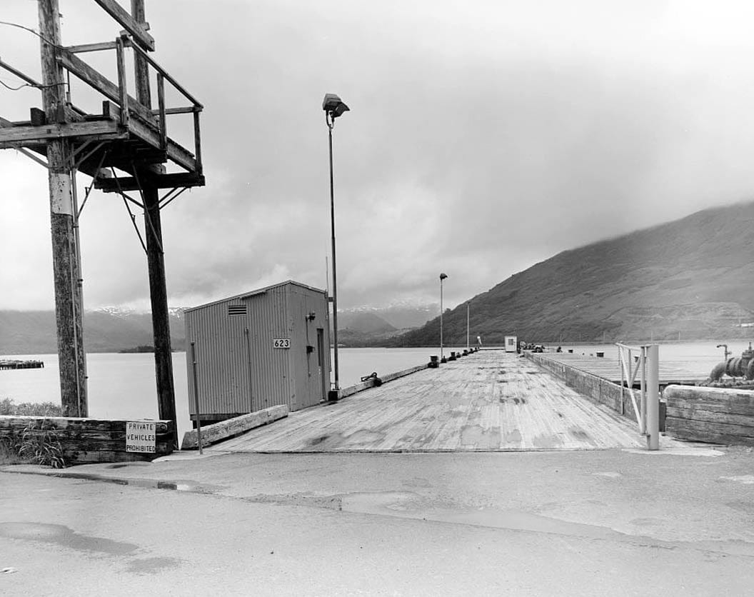 Historic Photo : U.S. Coast Guard Station, Fuel Pier, Womens Bay, St. Paul Harbor, Kodiak, Kodiak Island Borough, AK 1 Photograph