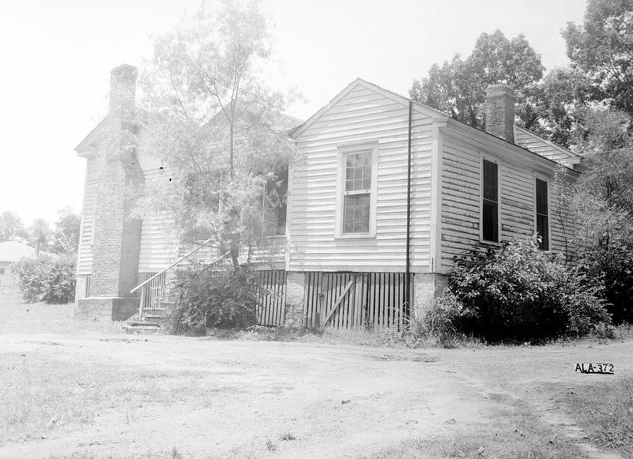 Historic Photo : Edmund Winston Pettus House, State Road 17, Carrollton, Pickens County, AL 2 Photograph