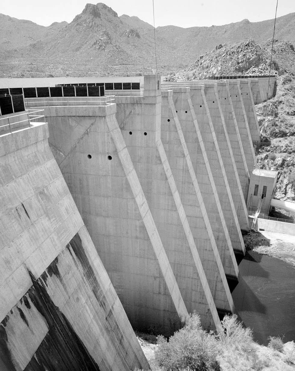 Historic Photo : Bartlett Dam, Verde River, Phoenix, Maricopa County, AZ 4 Photograph