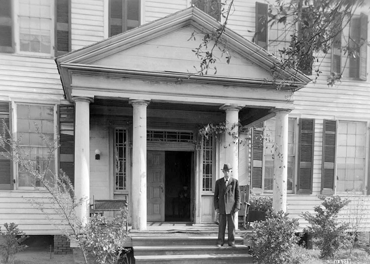 Historic Photo : J. W. Whatley House, State Route 69, Moundville, Hale County, AL 1 Photograph