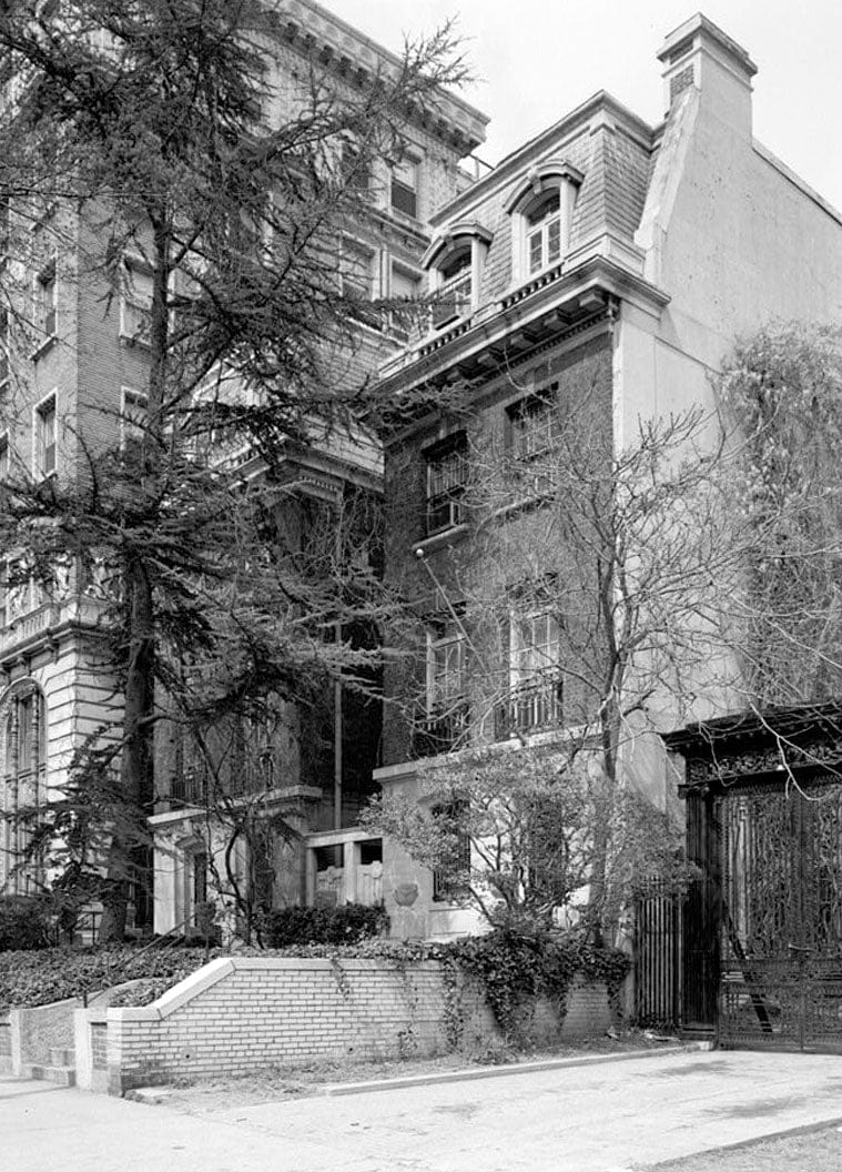 Historic Photo : Wood-Deming Houses, 2017-2019 Connecticut Avenue Northwest, Washington, District of Columbia, DC 1 Photograph