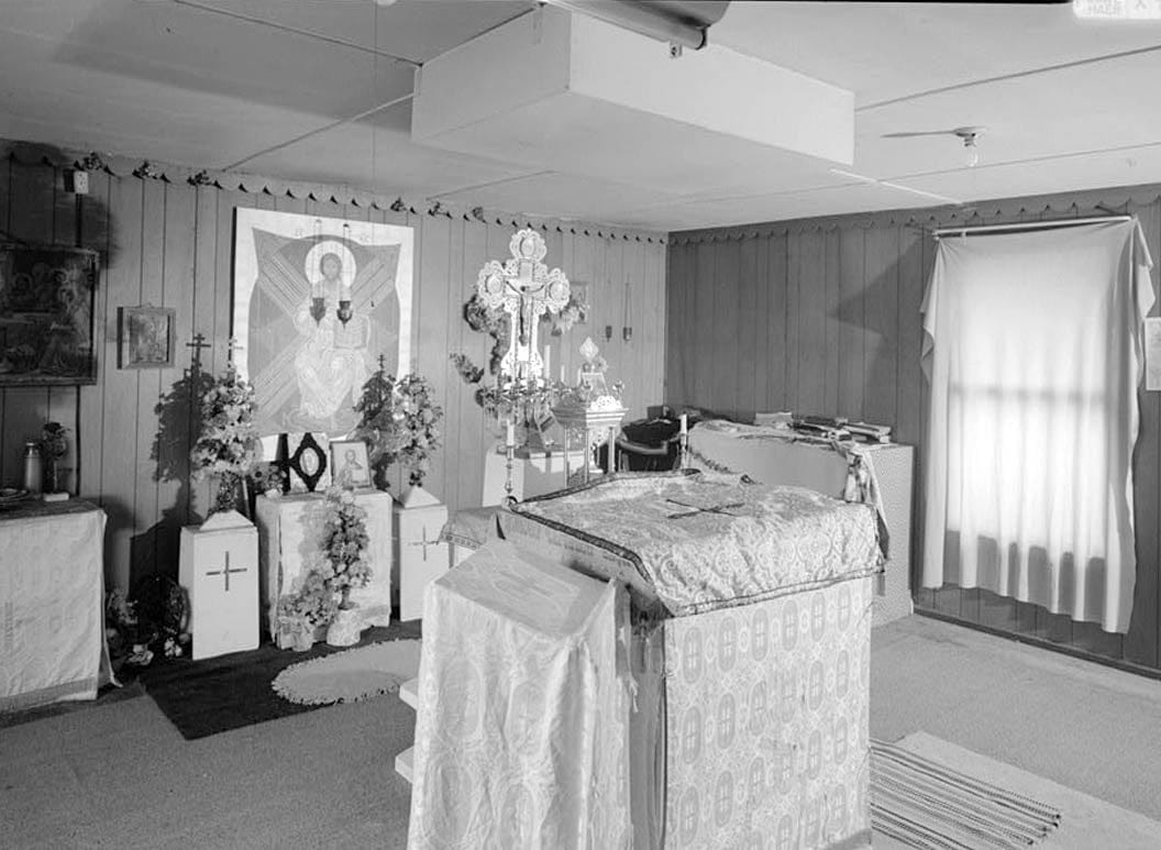 Historic Photo : St. Seraphim Russian Orthodox Churches, New Church, Lower Kalskag, Bethel Census Area, AK 3 Photograph