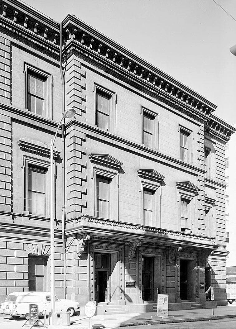 Historic Photo : U.S. Custom House & Post Office, Royal & Saint Francis Streets, Mobile, Mobile County, AL 2 Photograph