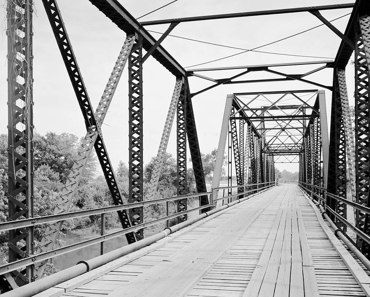 Historic Photo : Judsonia Bridge, Spanning LIttle White River at County Road 66, Judsonia, White County, AR 6 Photograph