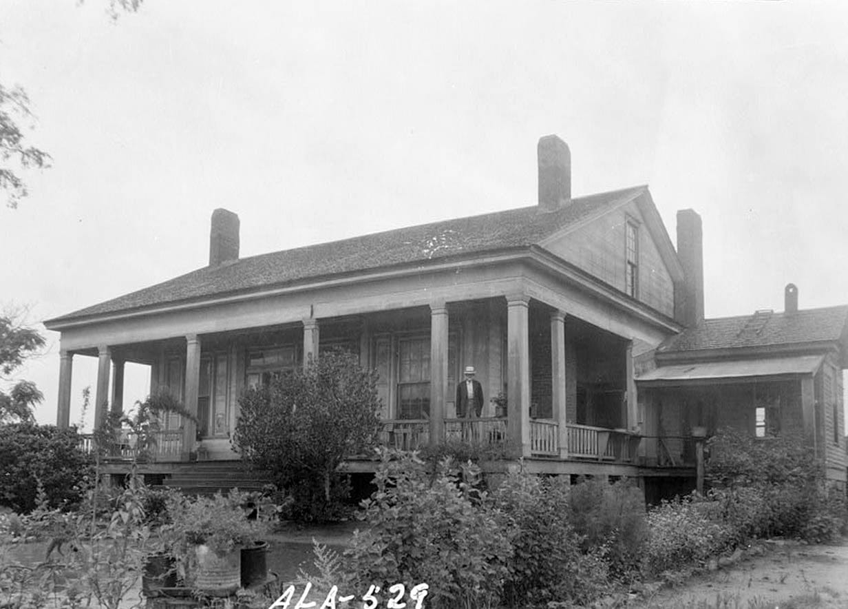 Historic Photo : William A. Gardner House, Lafayette Highway (County Road 75), Dadeville, Tallapoosa County, AL 1 Photograph