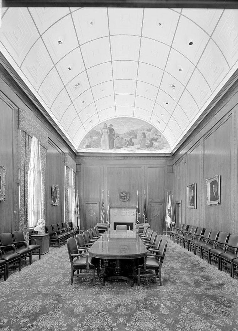 Historic Photo : United States Department of Justice, Constitution Avenue between Ninth & Tenth Streets, Northwest, Washington, District of Columbia, DC 5 Photograph