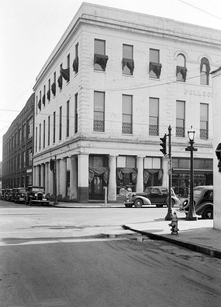 Historic Photo : Pollock Building, 51 South Royal Street, Mobile, Mobile County, AL 2 Photograph
