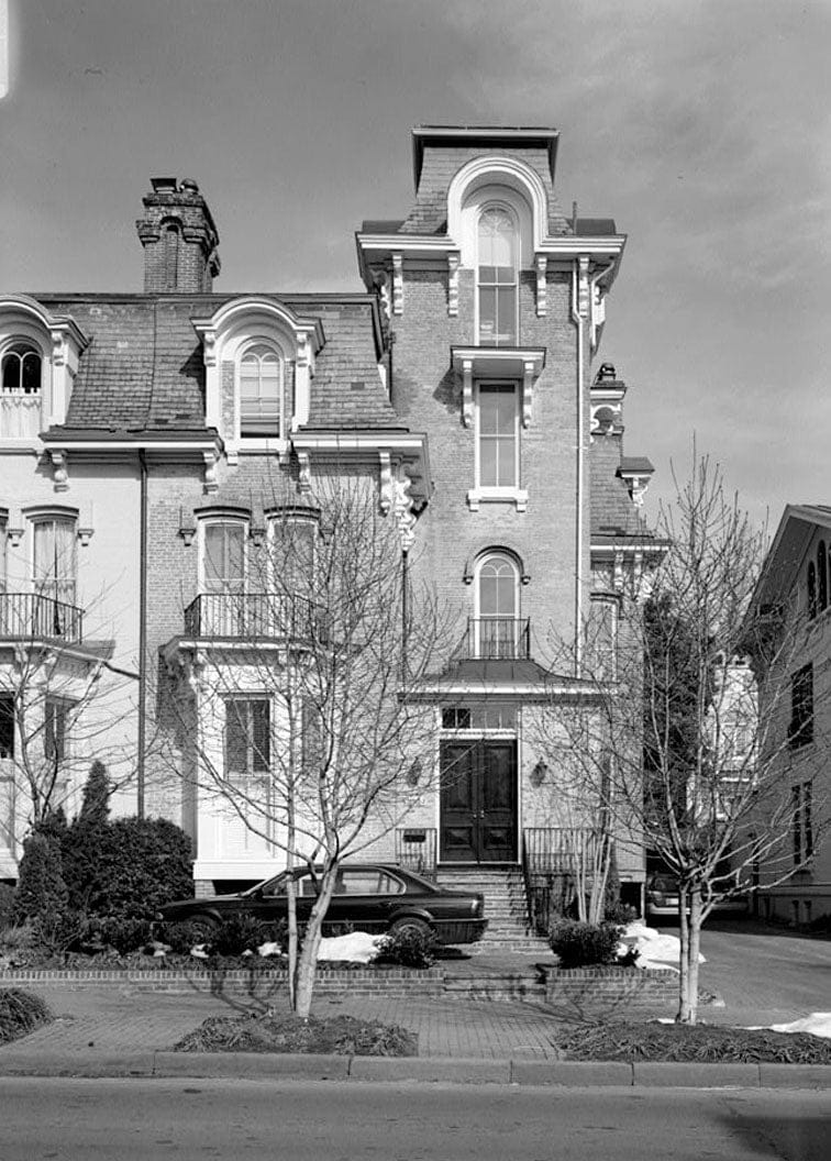 Historic Photo : Cooke's Row, Villa No. 7, 3027 Q Street, Northwest, Washington, District of Columbia, DC 1 Photograph