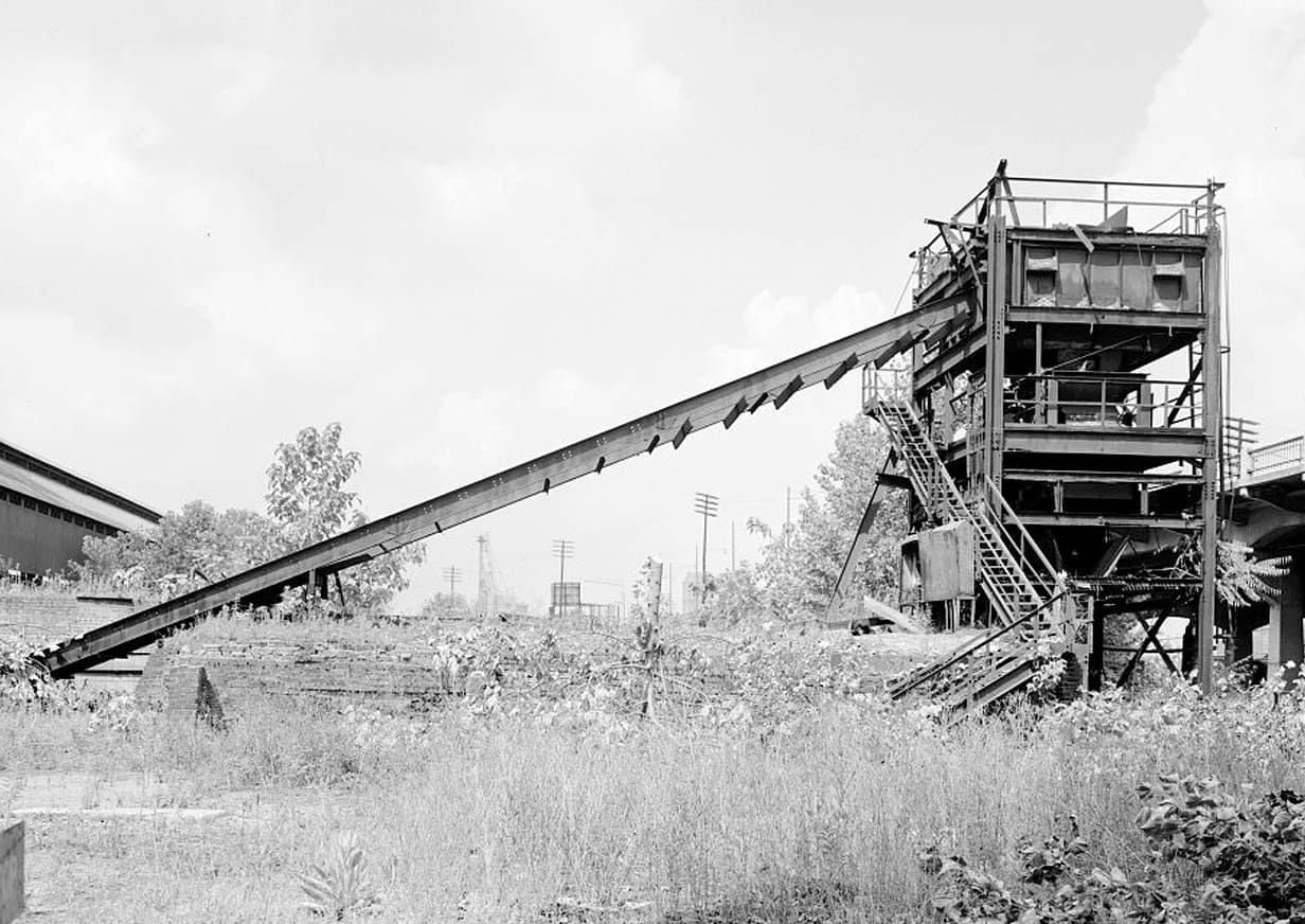 Historic Photo : Sloss-Sheffield Steel & Iron, First Avenue North Viaduct at Thirty-second Street, Birmingham, Jefferson County, AL 1 Photograph
