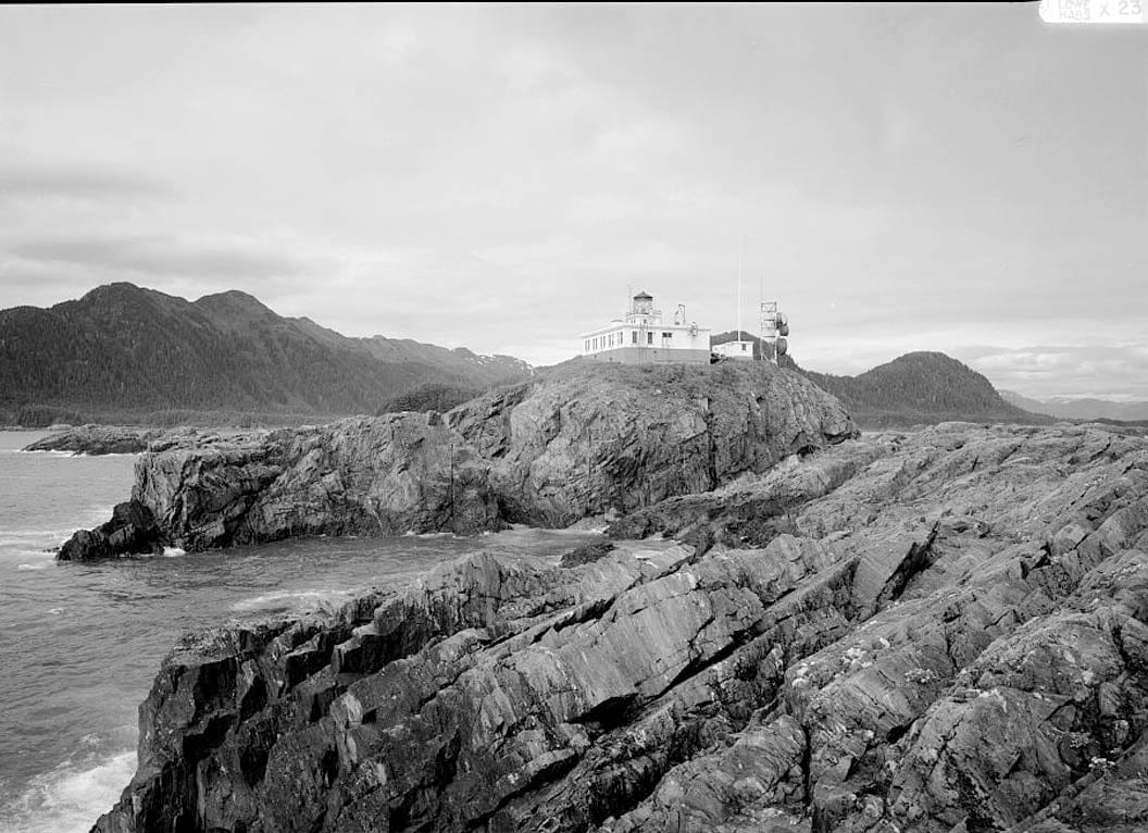 Historic Photo : Cape Spencer Lighthouse, Lighthouse, Cross Sound, Elfin Cove, Skagway-Hoonah-Angoon Census Area, AK 9 Photograph
