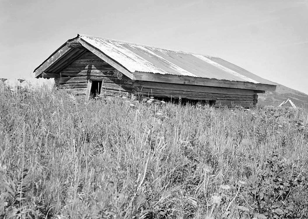 Historic Photo : Iditarod Trail Shelter Cabins, Moses Point Shelter Cabin, Moses Point, Nome Census Area, AK 1 Photograph